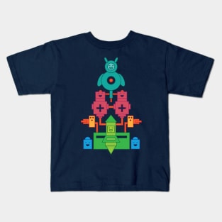 I love Robots: Cute Kawaii Robots At Work Shirts & Gifts Kids T-Shirt